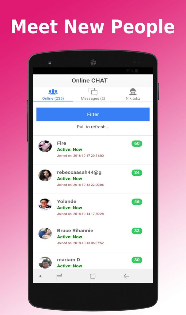 SofiaDate online dating attributes